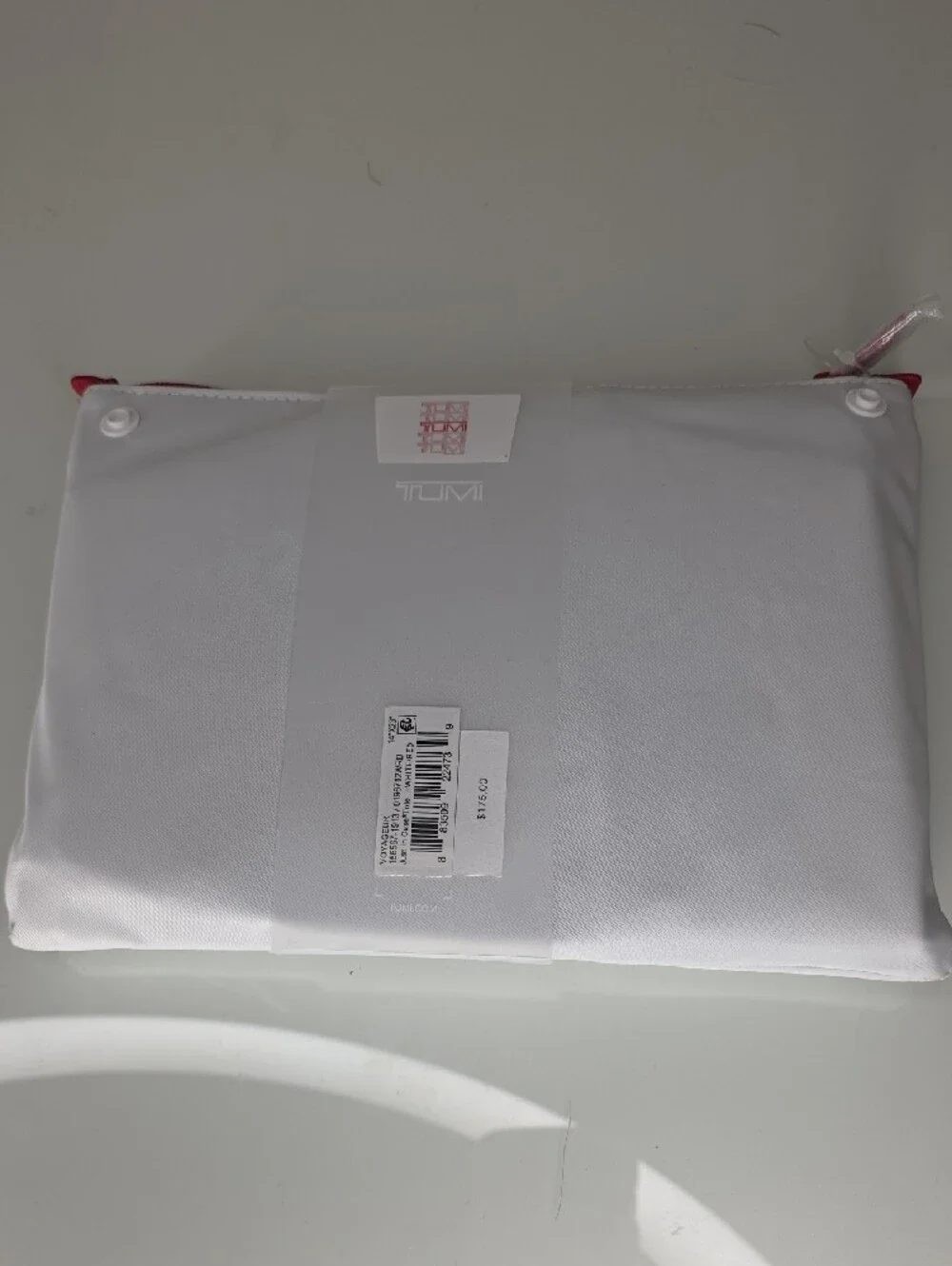 Tumi Voyageur Just In Case Tote White/Red
